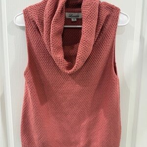 Luvalot Women's Cowl Neck Sweater in Rose